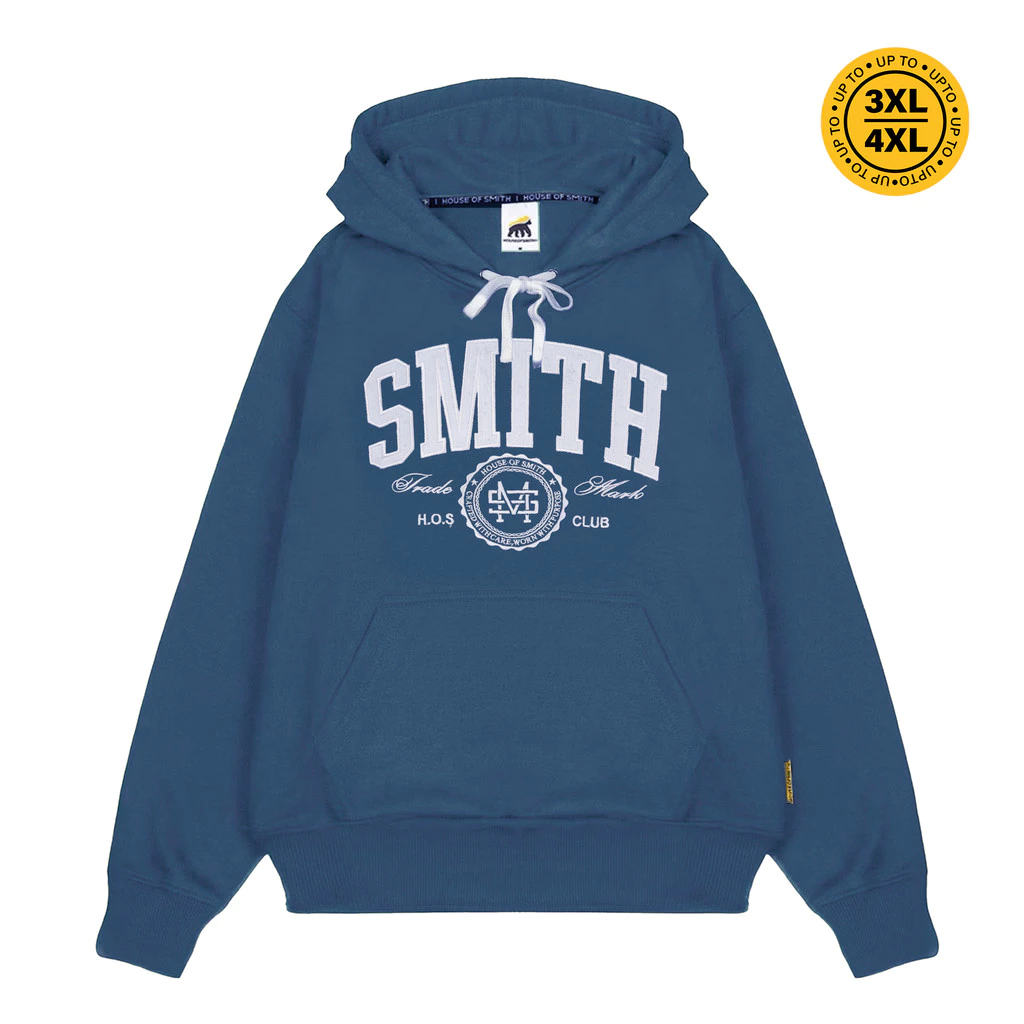House of Smith PKU Mens Hoodie Sweater - Horder Hoodie Ensign Blue