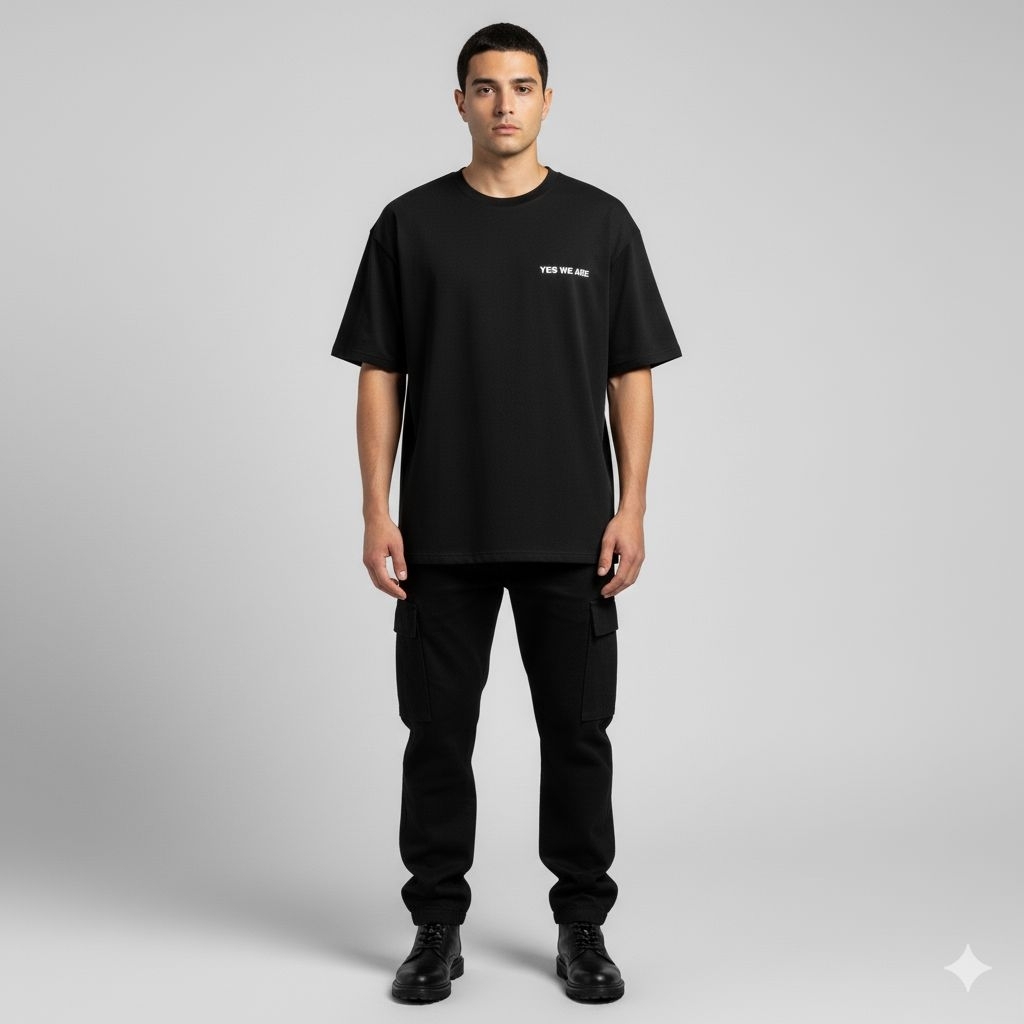 Megablast - Yes We Are Oversize Cotton 24S เสื้อยืดโอเวอร์ไซส์ Unisex