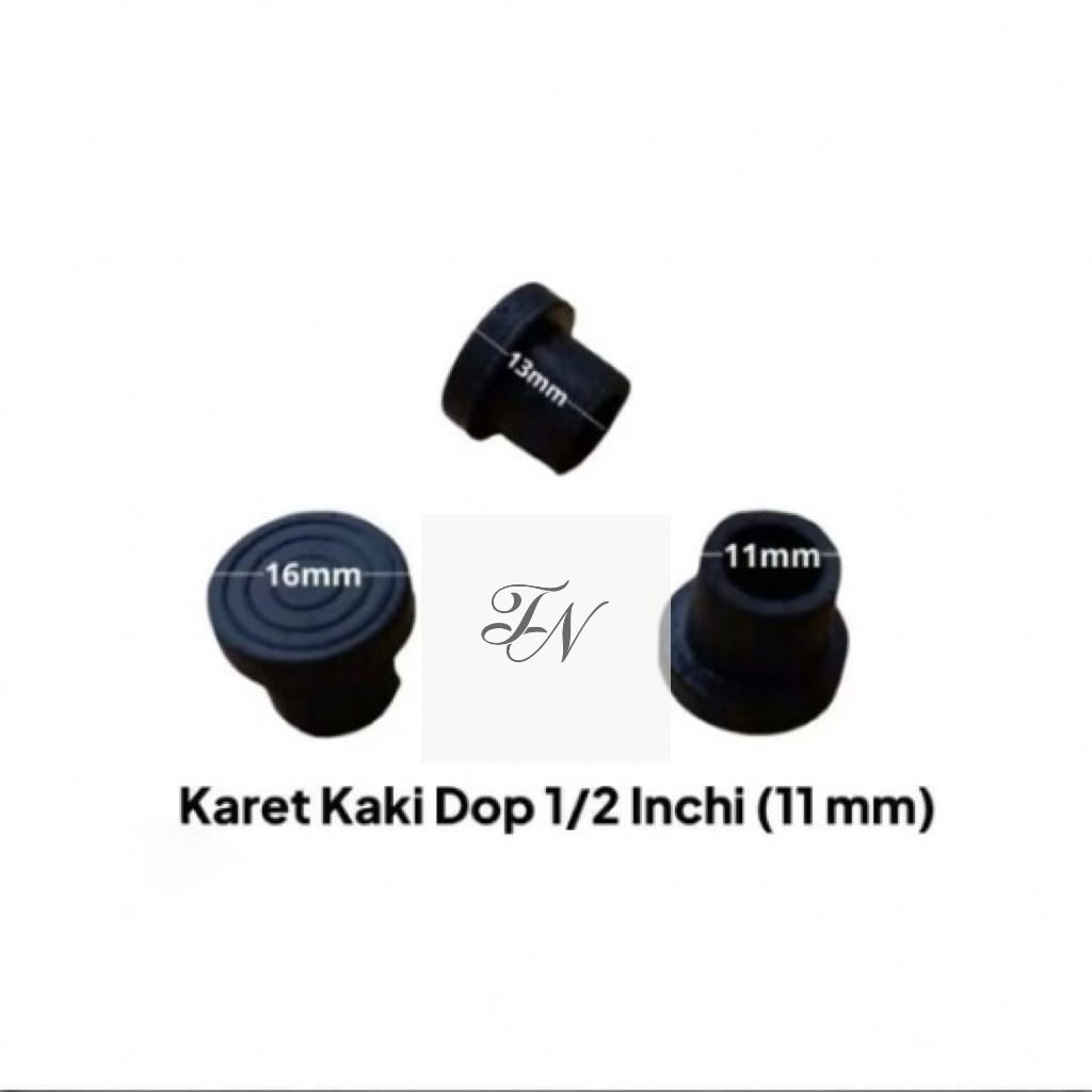 ขายาง DOP 1/2 INCH / 11 MM ขายางสําหรับ TABLES, เก้าอี้, เหล็ก RACKS