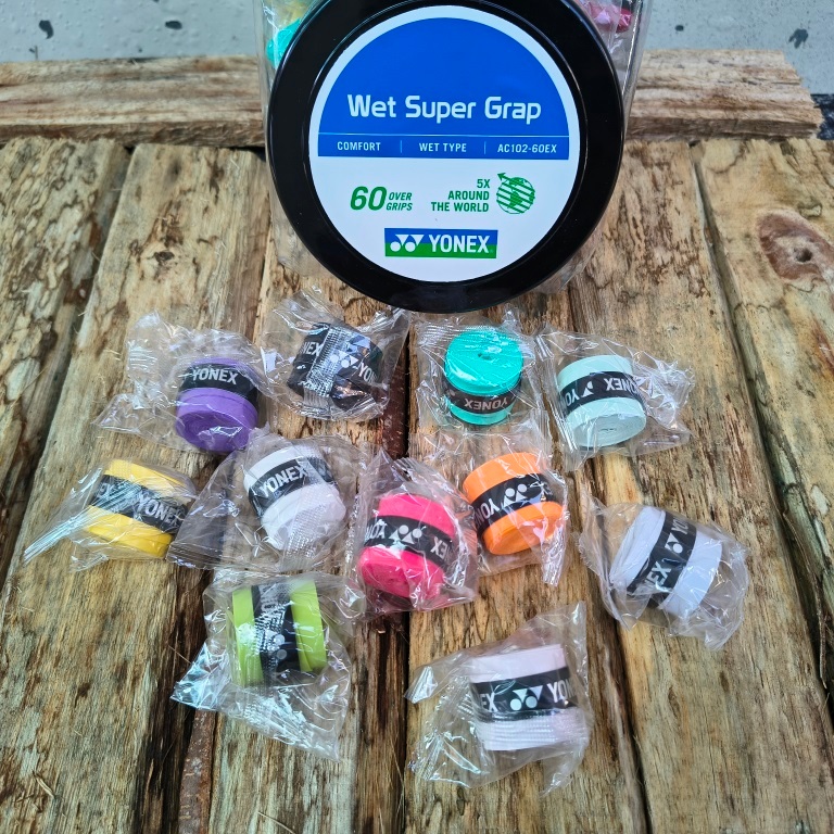 Yonex Wet Super Grap AC102 EX ด้ามจับไม้แบดมินตันเทนนิสของแท้