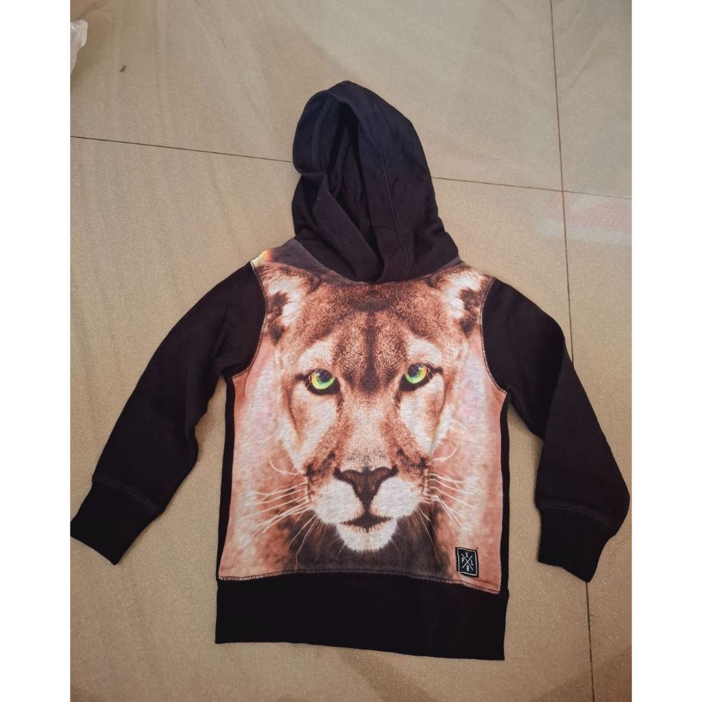 Lion Sillga H_n_M Pr3L0v3D เสื้อกันหนาวมีฮู้ดเด็ก 3-4 ปี