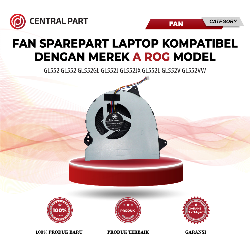 พัดลม Asus Rog gl552 gl552gl gl552j gl552jx gl552l gl552v gl552vw DC5V 0.5A