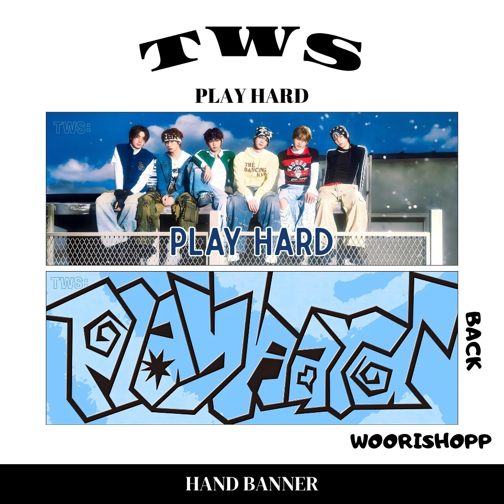 HAND BANNER TWS COMPACT 2 ด้านข้าง KPOP UNOFFICIAL SAI DOHOON HANJI JIHOON KYUNGMIN SHINYU YOUNGJAE