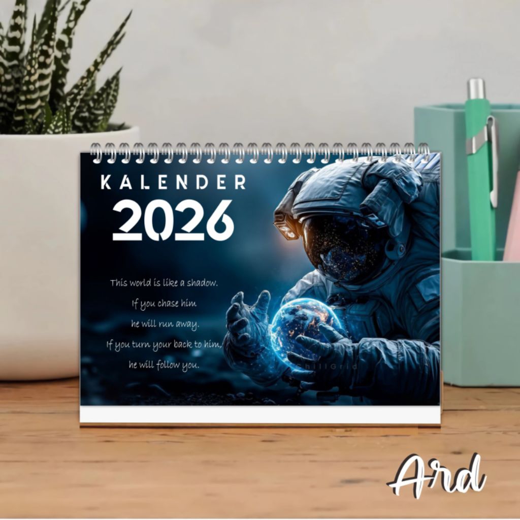 2026 CALENDAR A5 SIZE / AESTHETIC DESK CALENDAR OFFICE AND SCHOOL CALENDAR