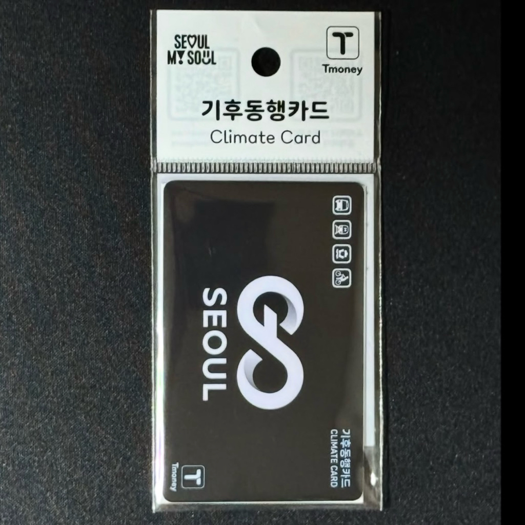 Climate Card Seoul Tmoney korea การ์ดไม่จํากัดผ่าน