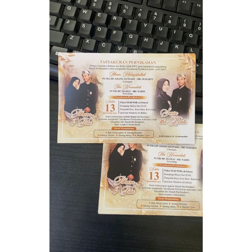 กระดาษเขียนด้วย 100 ชิ้น จาก Ilham & Tita