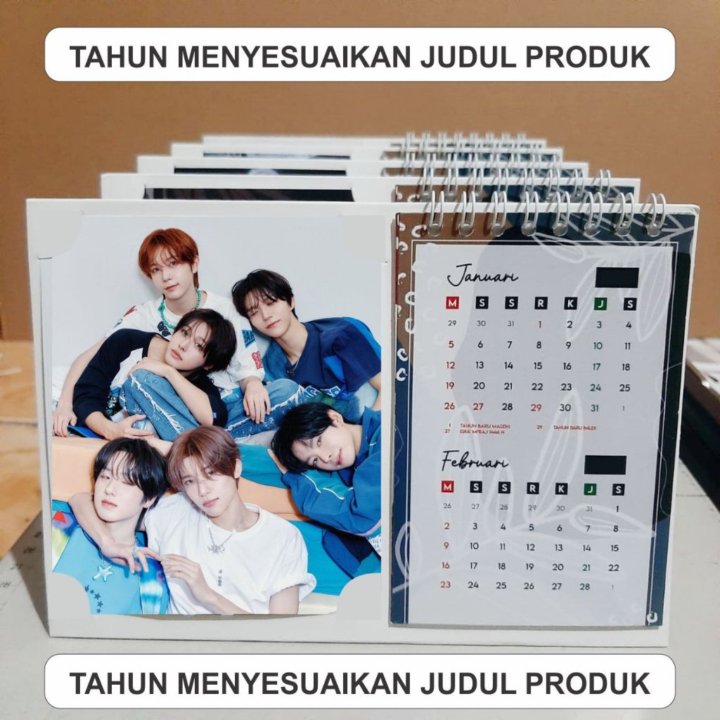 ปฏิทินตั้งโต๊ะ 2026 corps, nct wish, babymonster, tws, ปฏิทิน riize kpop