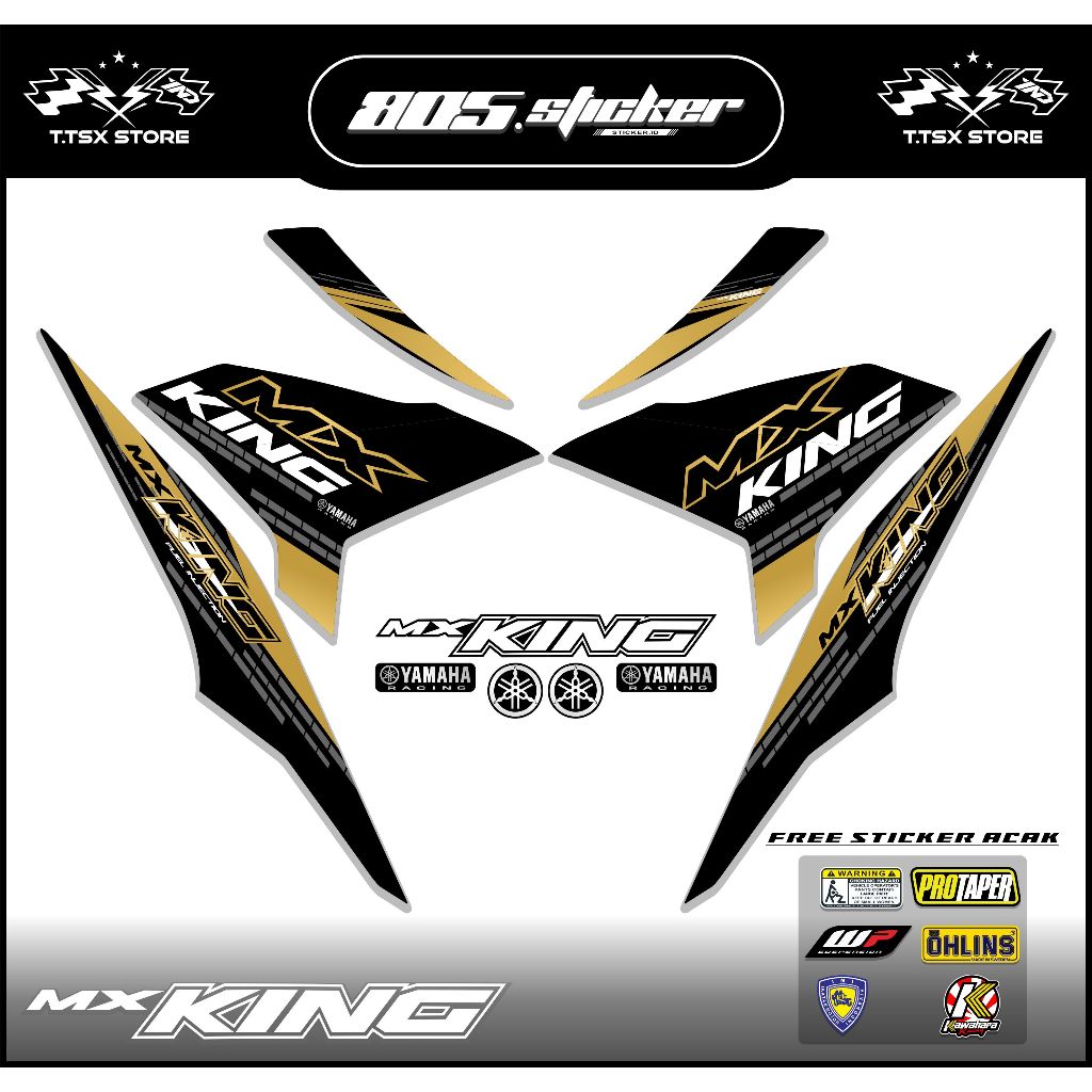 JUPITER MX KING 150 STRIPING/MX KING STICKER/MX KING 150 แถบรถจักรยานยนต์