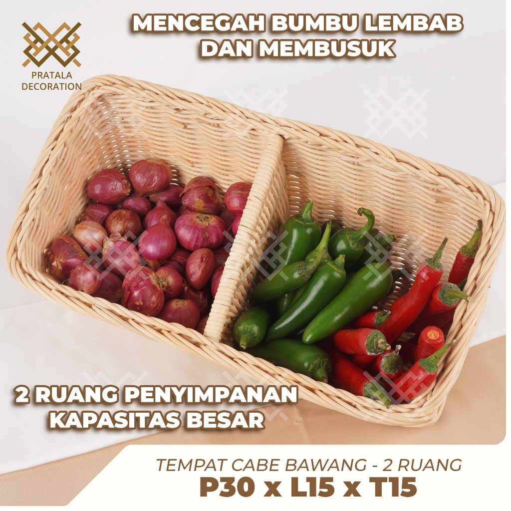 MERAH PRATALA RATTAN KITCHEN CHILI ONION PLACE 2 AESTHETIC ROOMS CHILI ONION PLACE P30 X W15 X H15