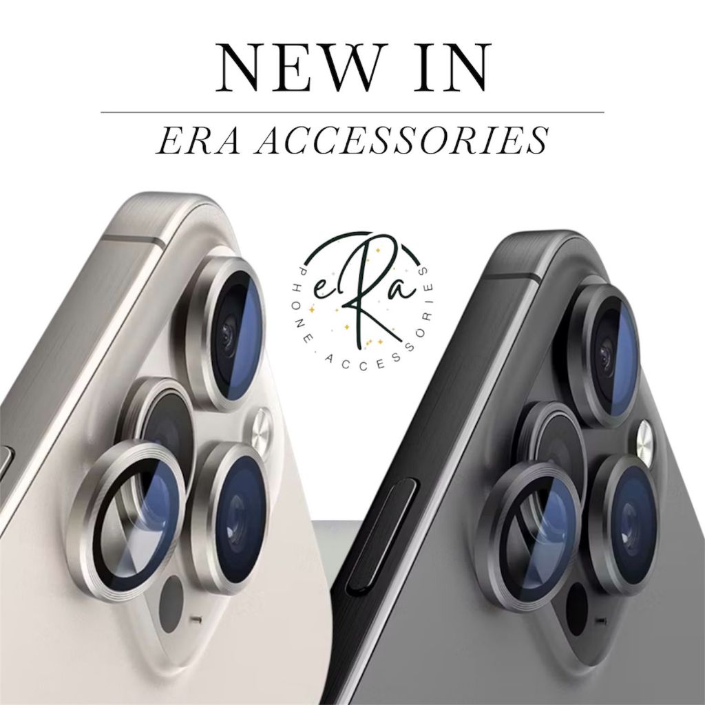 ERA RING FULLSET REAR CAMERA LENS GLASS / IPHONE REAR CAMERA TEMPERED GLASS PROTECTOR / IPHONE CAMER