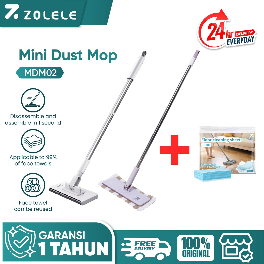 Zolele dm02/dm03 Sweeper Mop+ZOLELE CS101 Tab