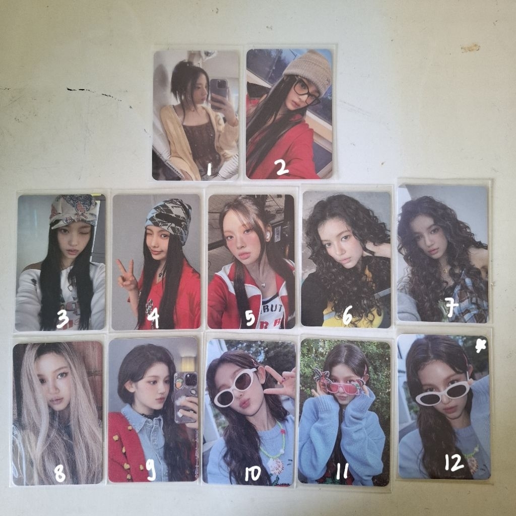 PHOTCARD NEW JEANS MINJI HYEIN DANIEL