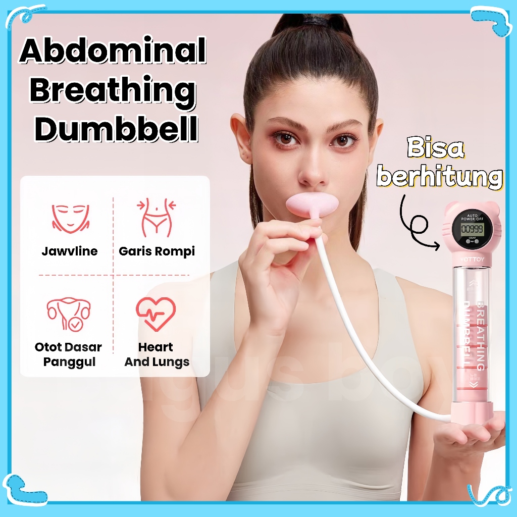 Bagus boy Lung Breathing Trainer อุปกรณ์ออกกําลังกาย Lung Breathing เครื่องมือออกกําลังกายเพื่อเพิ่ม