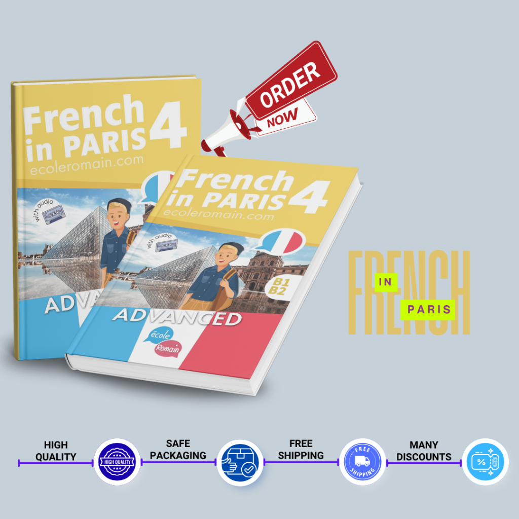 French In Paris 4 Advanced Ecole Romain - หนังสือภาษาฝรั่งเศส
