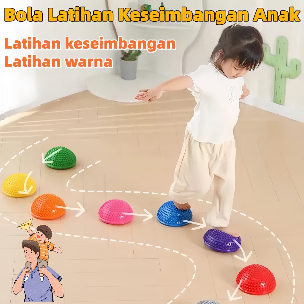 [พร้อม]Balance Tactical Half Ball / Balance Sensory Therapy Toy / Ball Muscle Relax Body