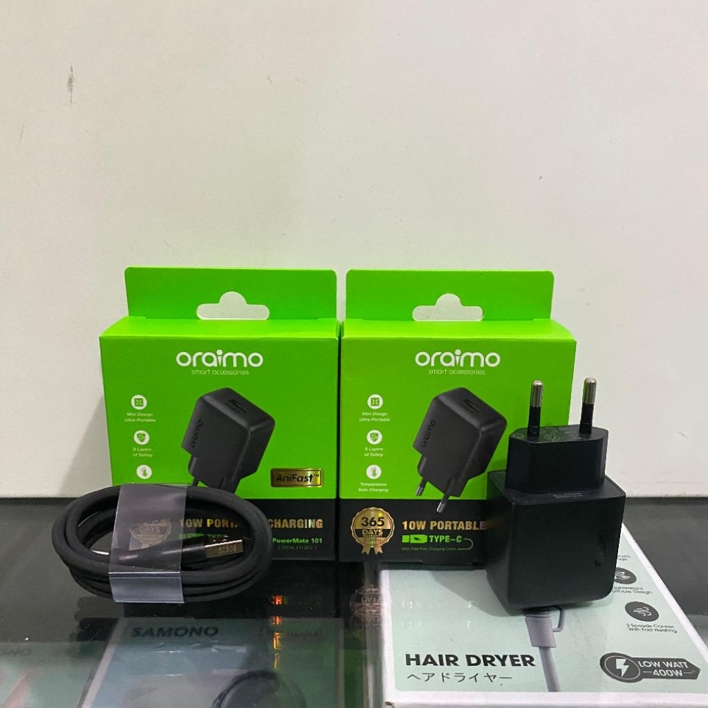 ORAIMO PowerMate 101 OCW-1112EC ชาร์จแบบพกพาพร้อมสายเคเบิลข้อมูล Type-C Fast CHARGING 2.0A