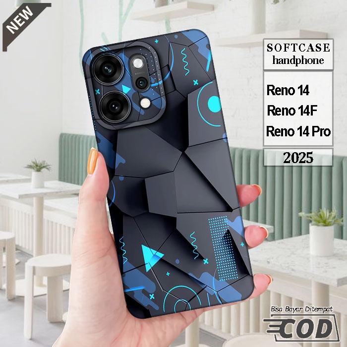เคส OPPO RENO 14 _OPPO RENO 14F Case _OPPO RENO 14 PRO Case _เคสซิลิโคนสีดําใสยืดหยุ่น