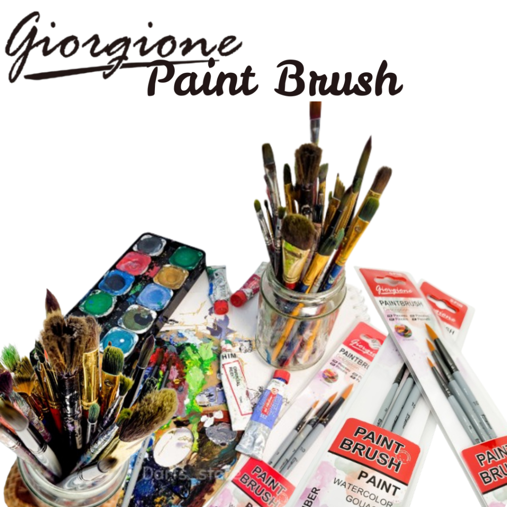 Giorgione Paint Brush - Paint Brush 3 ชุด - Giorgione Painting Brush - 3 Set Painting Brush