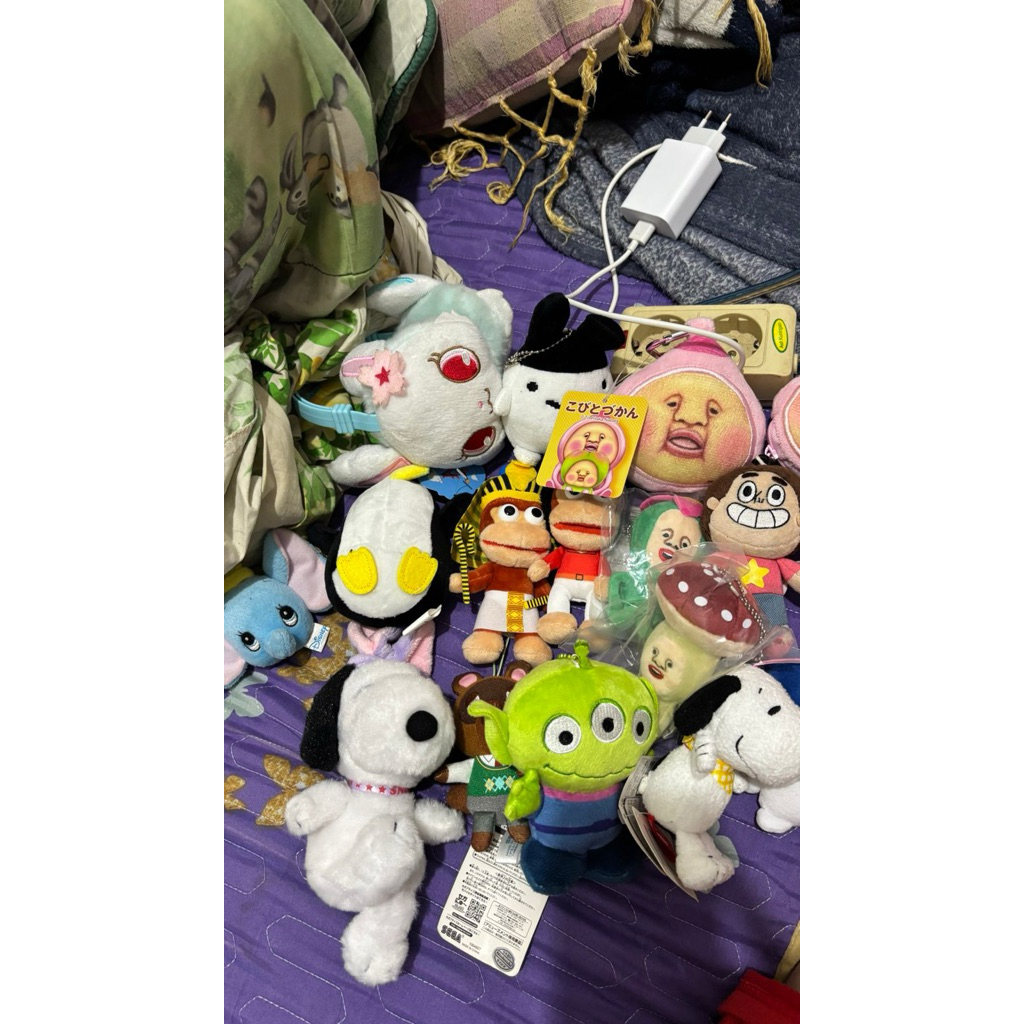 กันตุนแกน พร้อมพร้อมแล้ว || PLUSHIE KEYCHAIN BAGCHRM KEYCHAIN BAG kewpie etawagotchi timmy sesame st