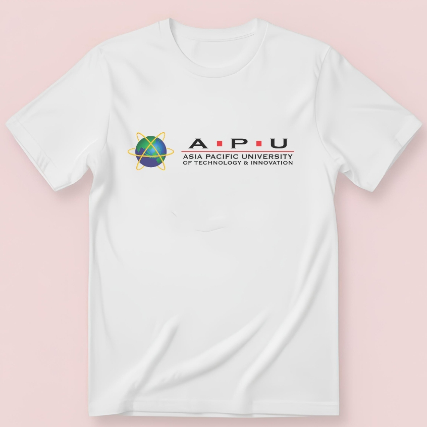 เสื้อยืด APU Asia Pacific University Malaysia Unisex Cotton Combed Distro Clothing