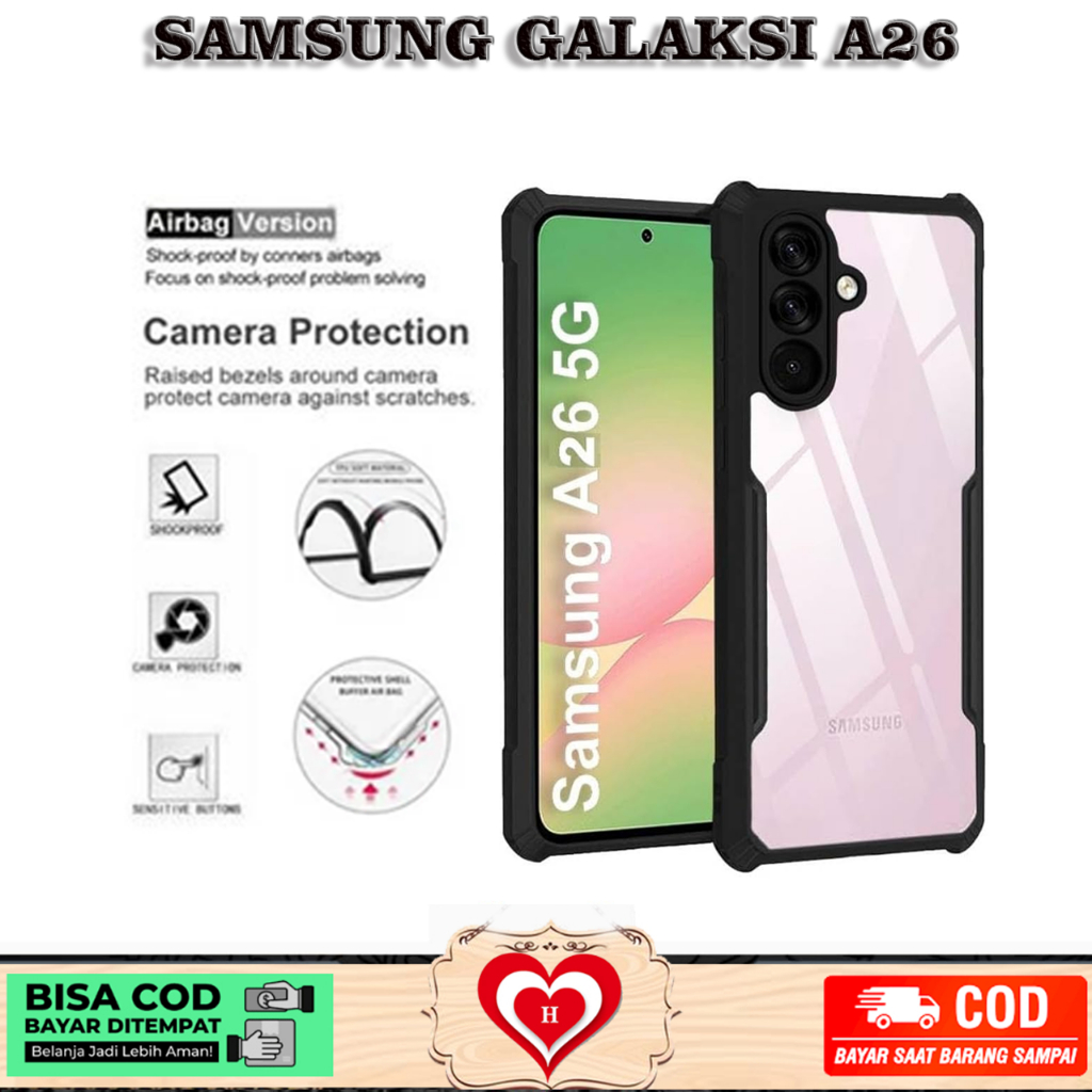 เคส SAMSUNG A26 HARDCASE ARMOR TRANSPARENT SHOCKPROOF