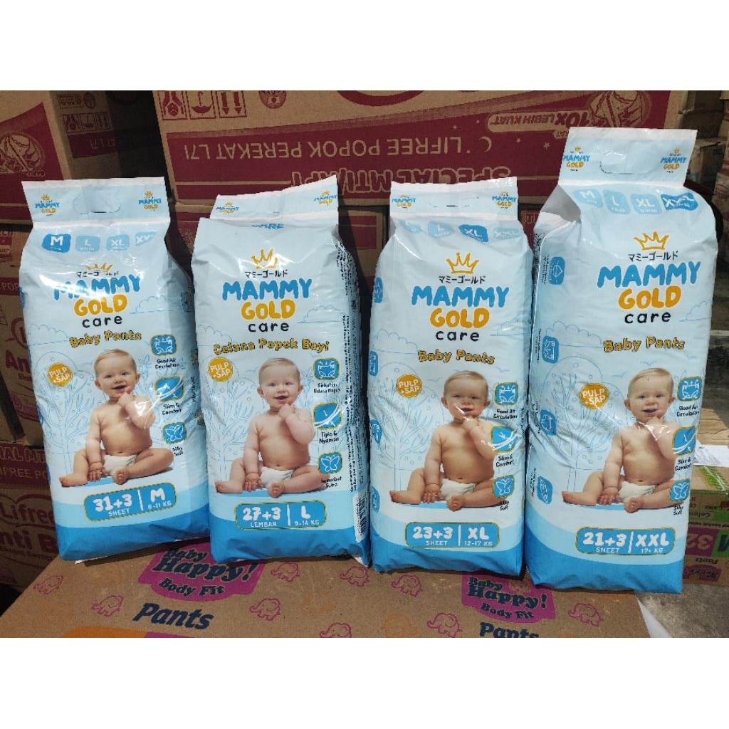 Mymy gold care pants M31+3/L27+3/XL23+3/XXL21+3