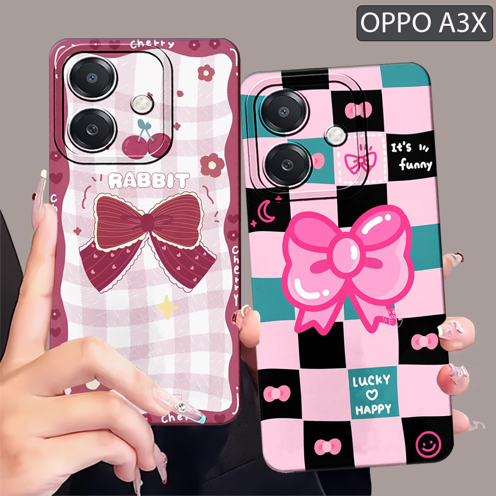 Softcase Oppo A5i Oppo A3x Oppo A3 NFC Oppo A5pro Case Cute Wallpaper Motif - เคสสวยๆ - เคส Oppo - เ