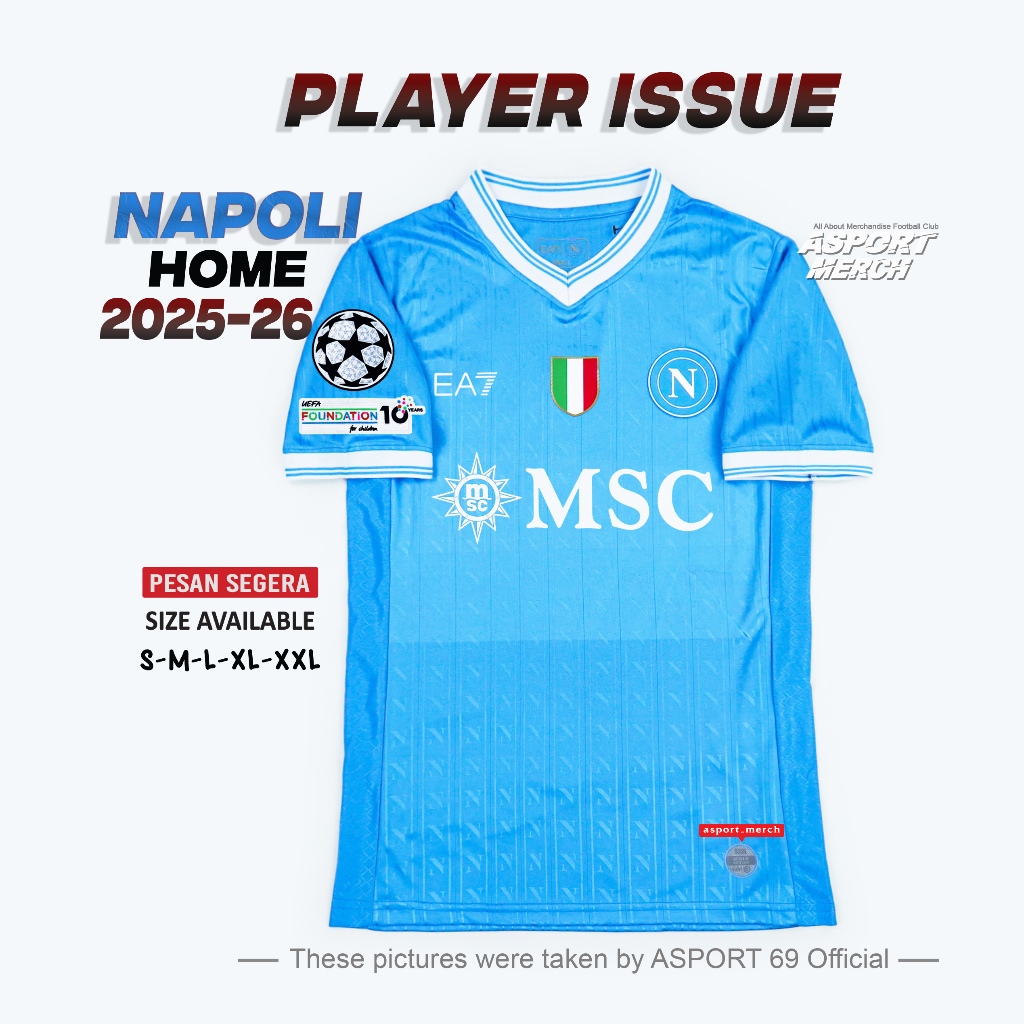 PLAYER ISSUE NAPOLI HOME 2025 2026 PI