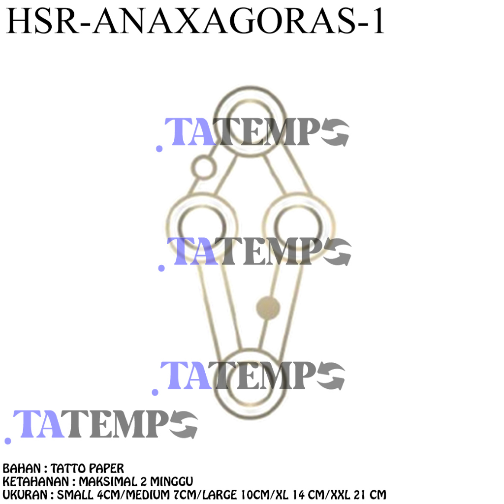TEMPO รอยสักชั่วคราว - HONKAI STAR RAIL/SEELEE/FIREFLY/FUGUE/AXA/ONLY