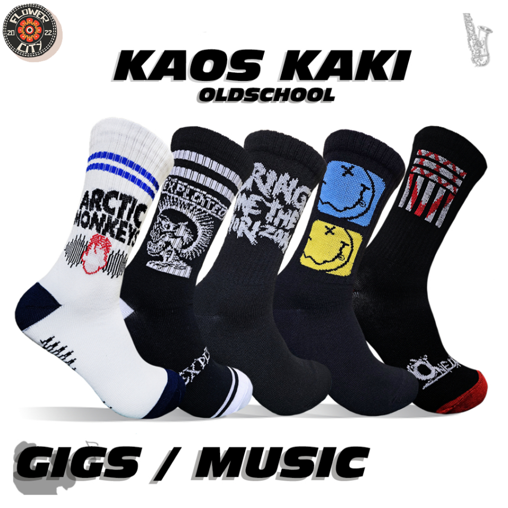 Gigs Socks - Music & Band Socks - Flower.City
