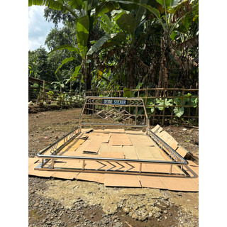 Rolbar atau portal untuk mobil pickup bahan full steinless (bisa request tulisan)