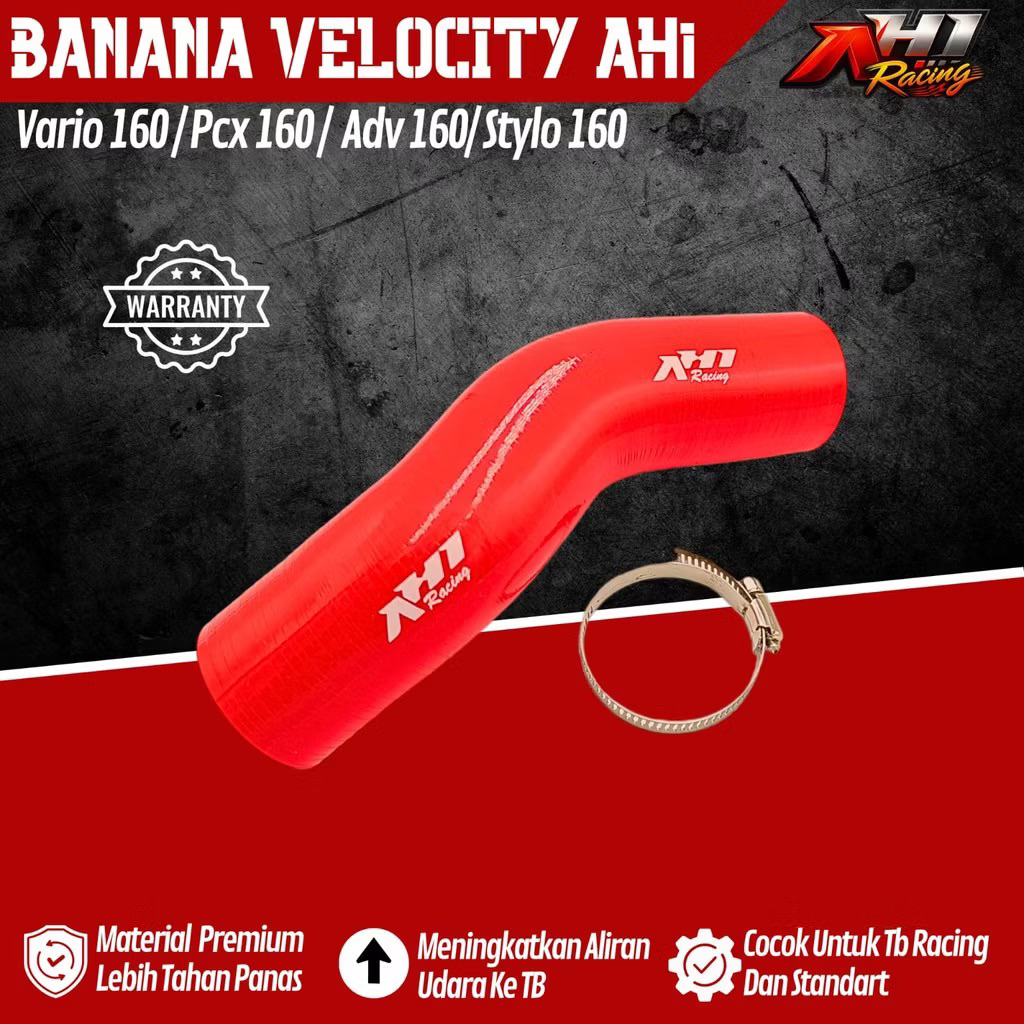 VELOCITY BANANA RUBBER VARIO 160 PCX 160 ADV 160 PCX160 ADV160 AH1 RACING สําหรับ TB THROTTLE BODY R