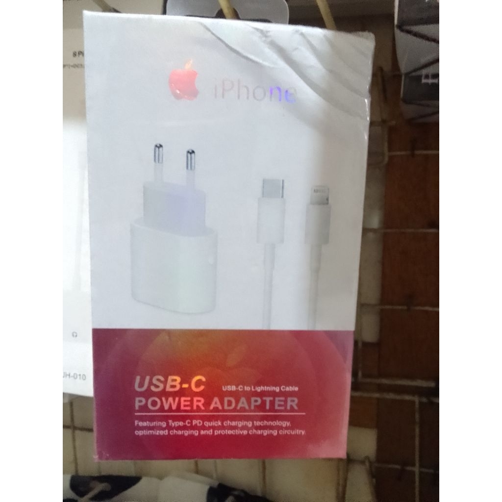 เครื่องชาร์จ 1ph Type c to lighting 20w ชาร์จเร็ว