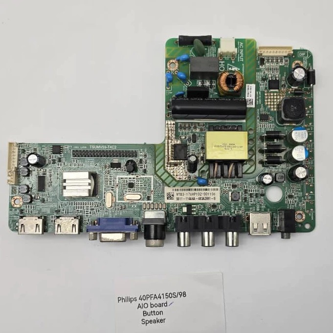 PHILIPS 40PHA4160S/98 40PHA4160S 40PFA4160 LED TV เมนบอร์ด