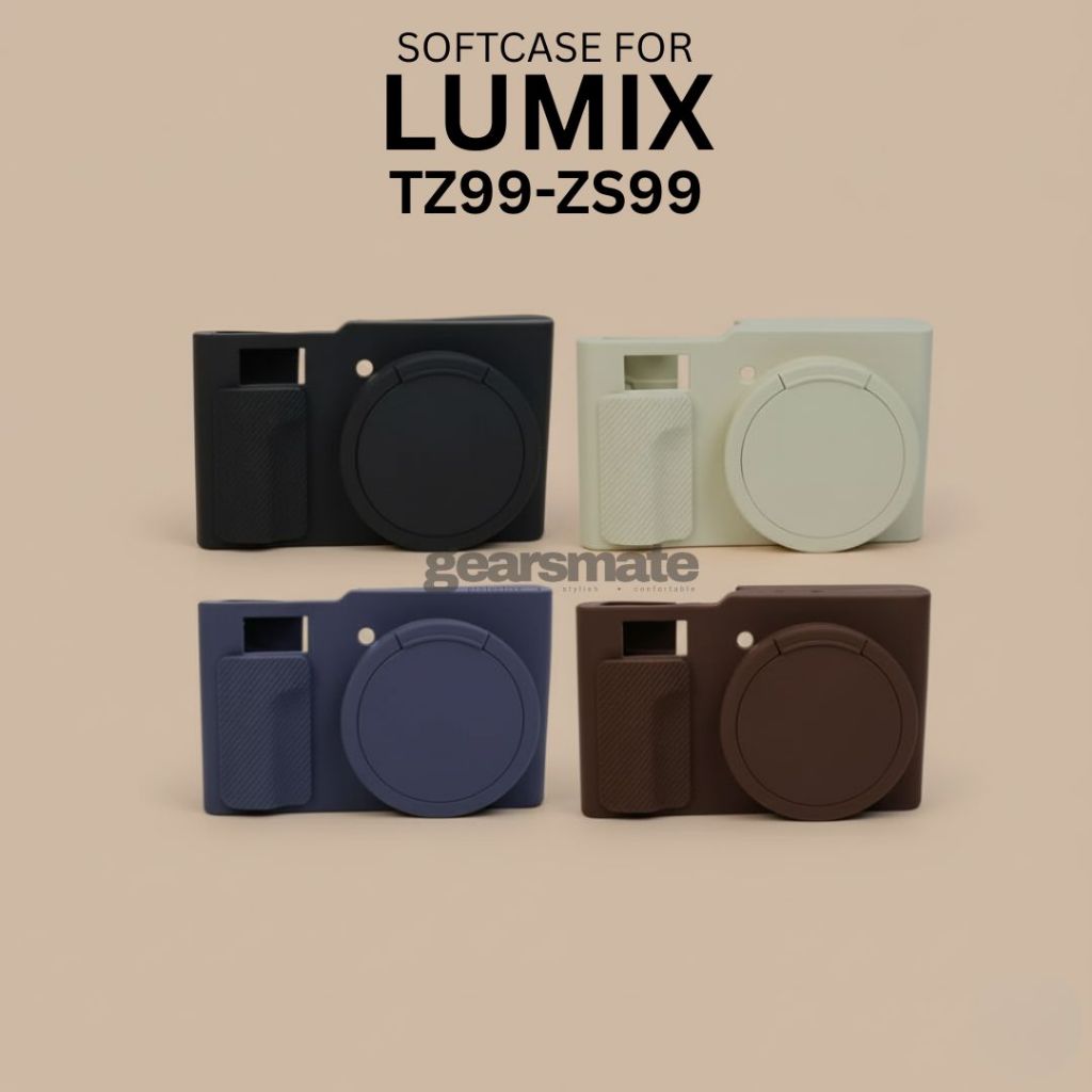 Softcase Rubber สําหรับ LUMIX TZ99 / ZS99 – เคสซิลิโคนป้องกันลื่นและป้องกันการอึดอัด