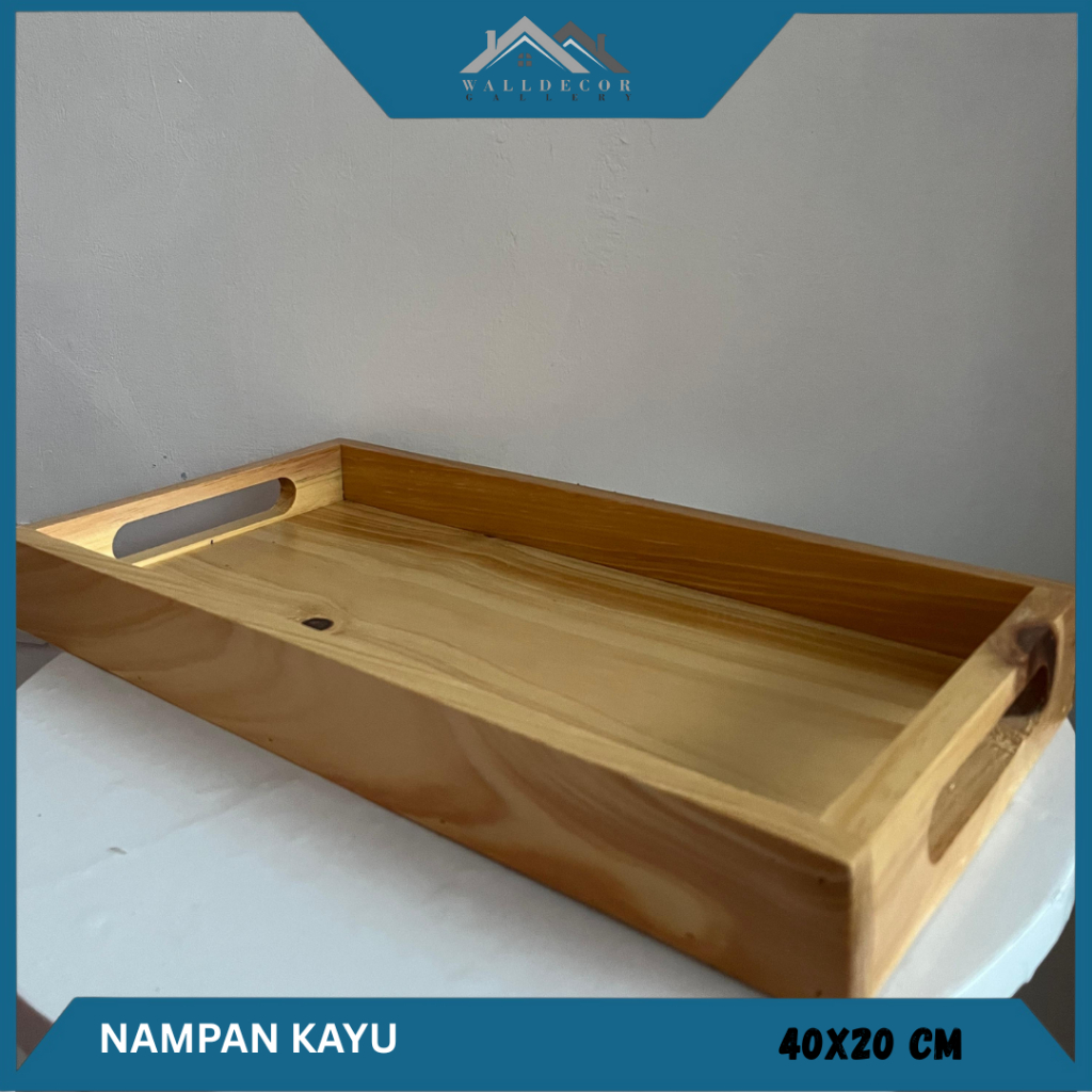 พรีเมี่ยมของแท้ WOODEN TRAY/AESTHETIC WOODEN TRAY
