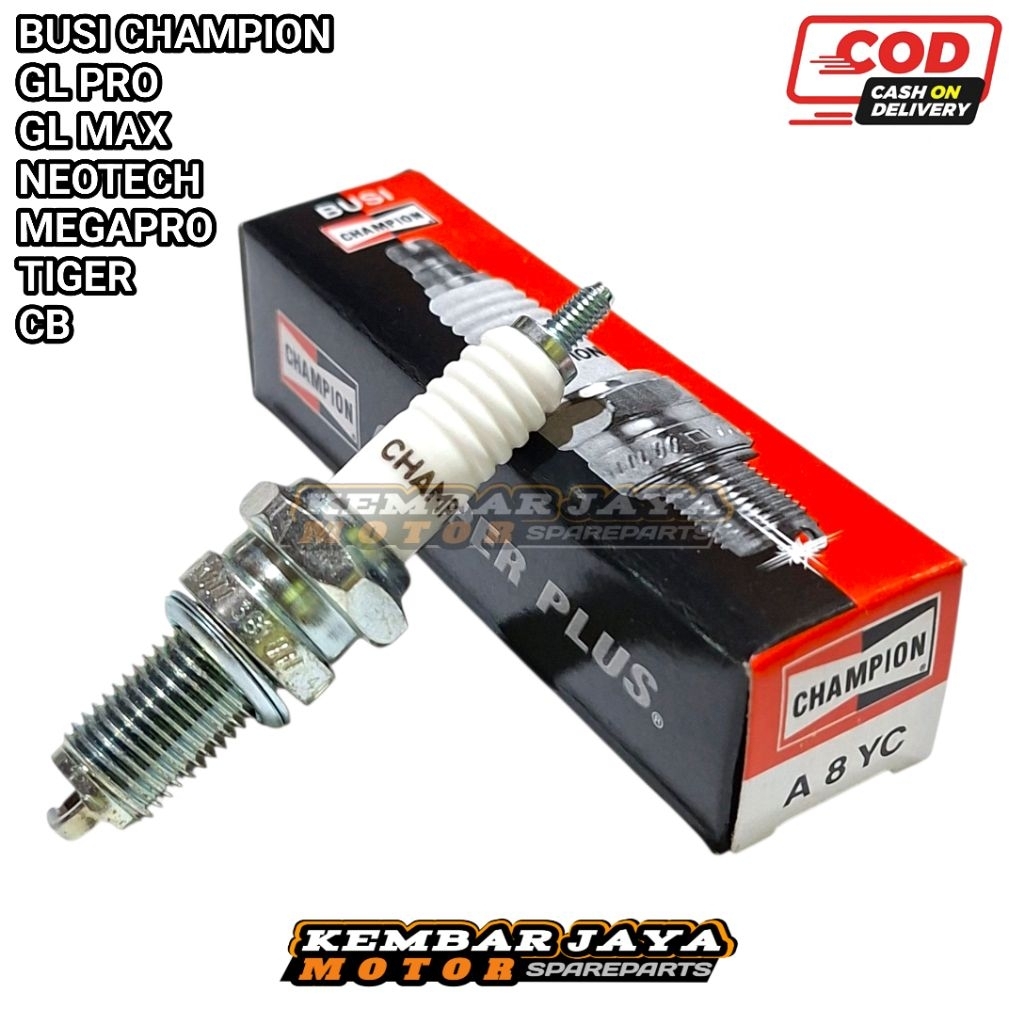 Champion A8YC GL Pro Max Neotech Megapro Tiger CB ราศีพิจิก Z Original Champion Spark Plug