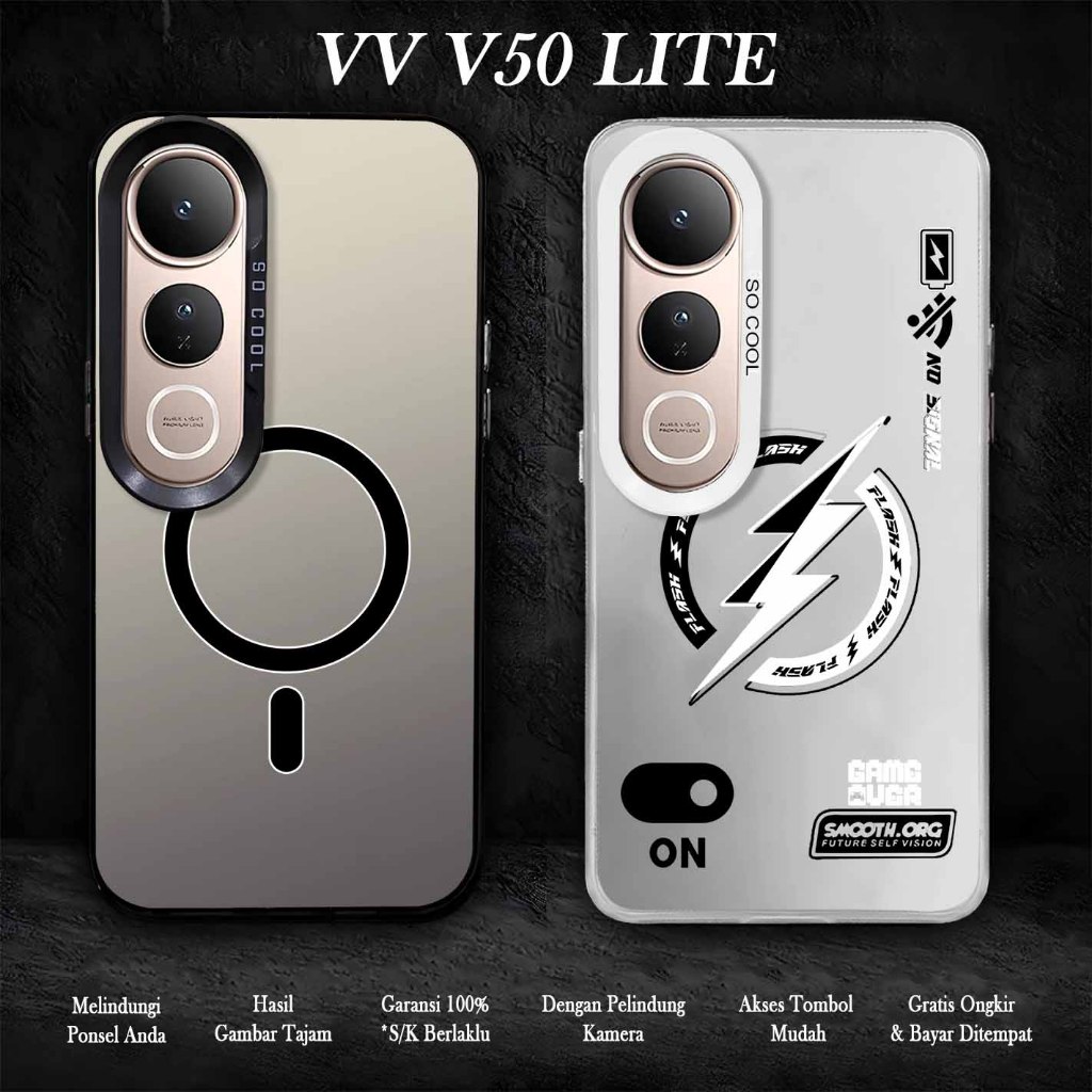 HP Softcase Premium Matte Hard Casing So Cool IMD สําหรับ Vivo V50 Lite - เคสโทรศัพท์ Vivo V50 Lite 