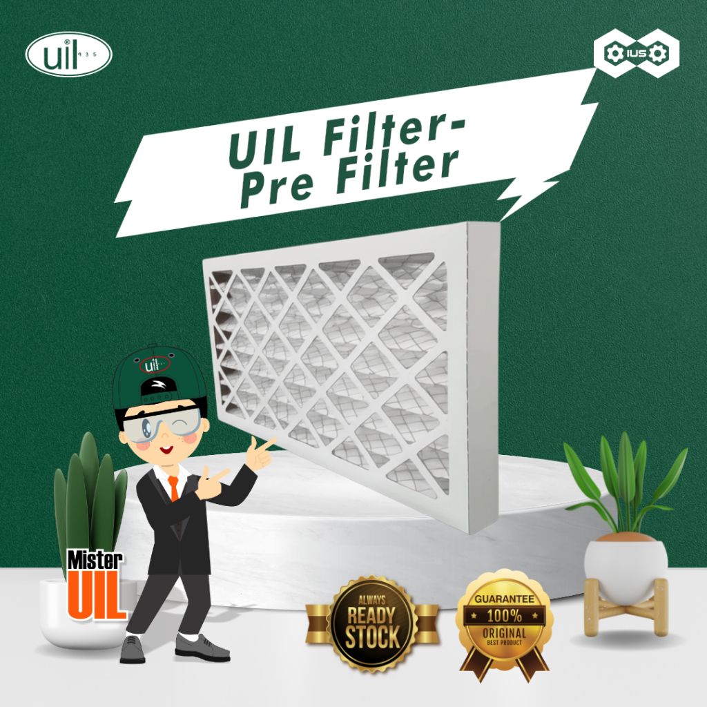 ไส้กรองอากาศสําหรับระบบ HVAC / AC Filter / HVAC Filter / UIL Filter - Pre Filter 12x24x2 in