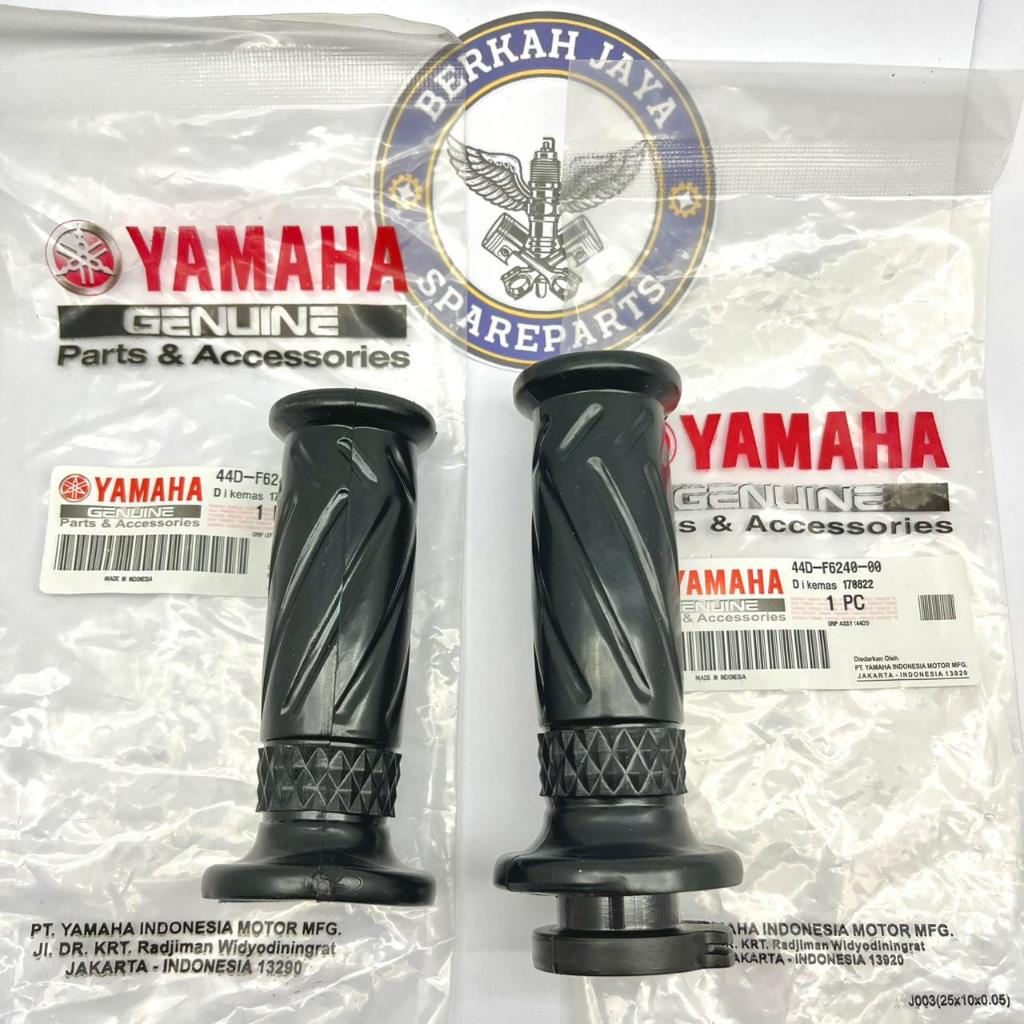 Grip handfat + ท่อแก๊ส 1 SET (44D-F6240-00 44D-624-00) Mio J, Mio GT, Soul GT, Xeon RC, Fino 125 Ori