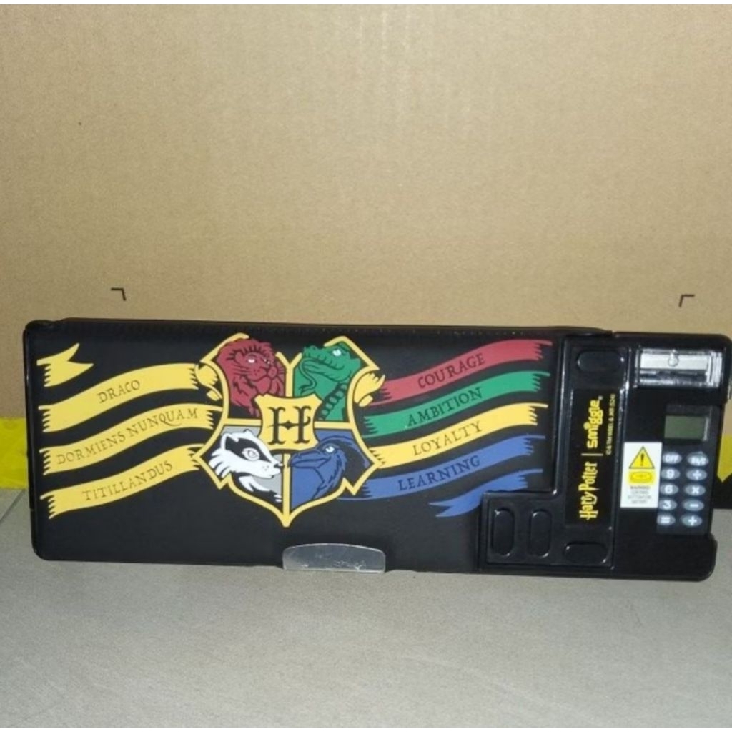 กล่องดินสอเครื่องคิดเลข Harry Potter Black Smiggle Pop Out