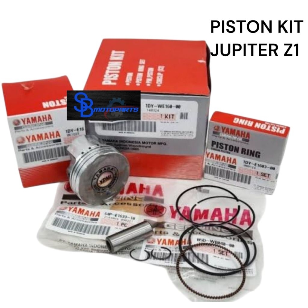 PISTON KIT SEHER SIZE OVERSIZE มาตรฐาน 0-50-100 JUPITER Z1 F1 INJECTION 1DY-WE160-00