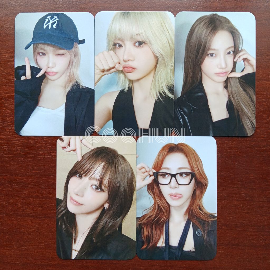Le Sserafim Hot Counting Stars FS Official Photocard Chawon Eunchae Kazuha Sakura Yunjin