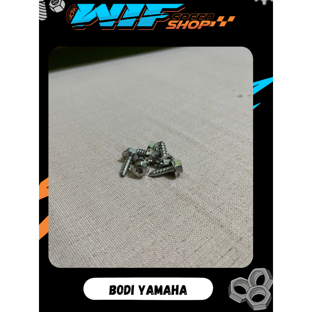 น๊อตสแตนเลส HENG สําหรับตัวถังยามาฮ่า