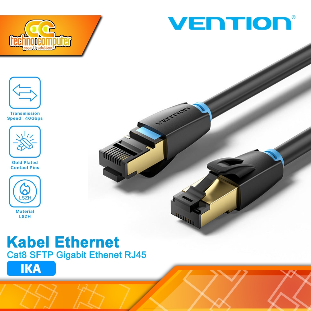 VENTION สาย LAN Cat8 Ethernet Internet Gigabit Network Patch - IKA