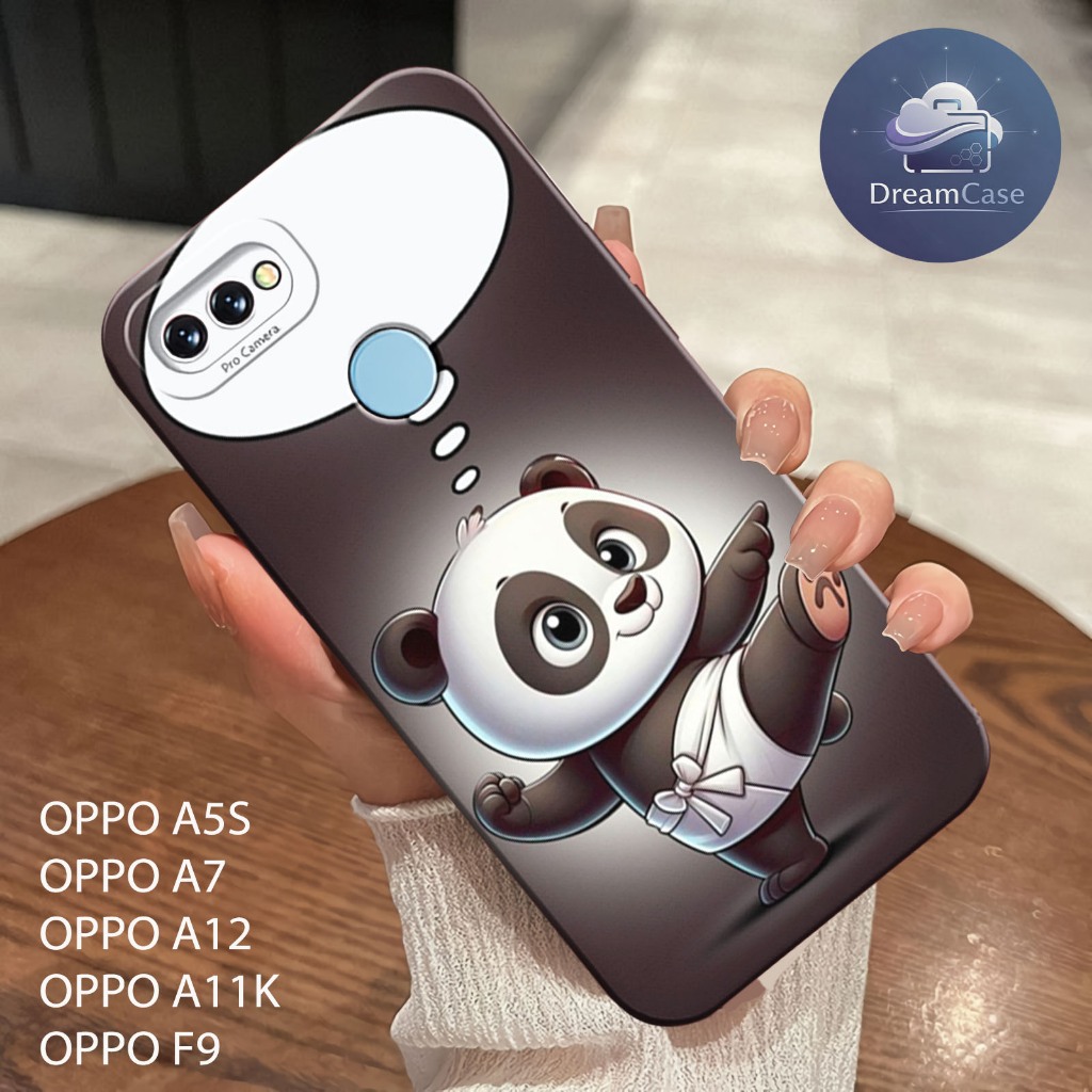 HP Soft Case Oppo A5S A7 A12 A12K A11K F9 เคสโทรศัพท์ซิลิโคนยืดหยุ่น Procamera ลายล่าสุดน่ารัก Panda