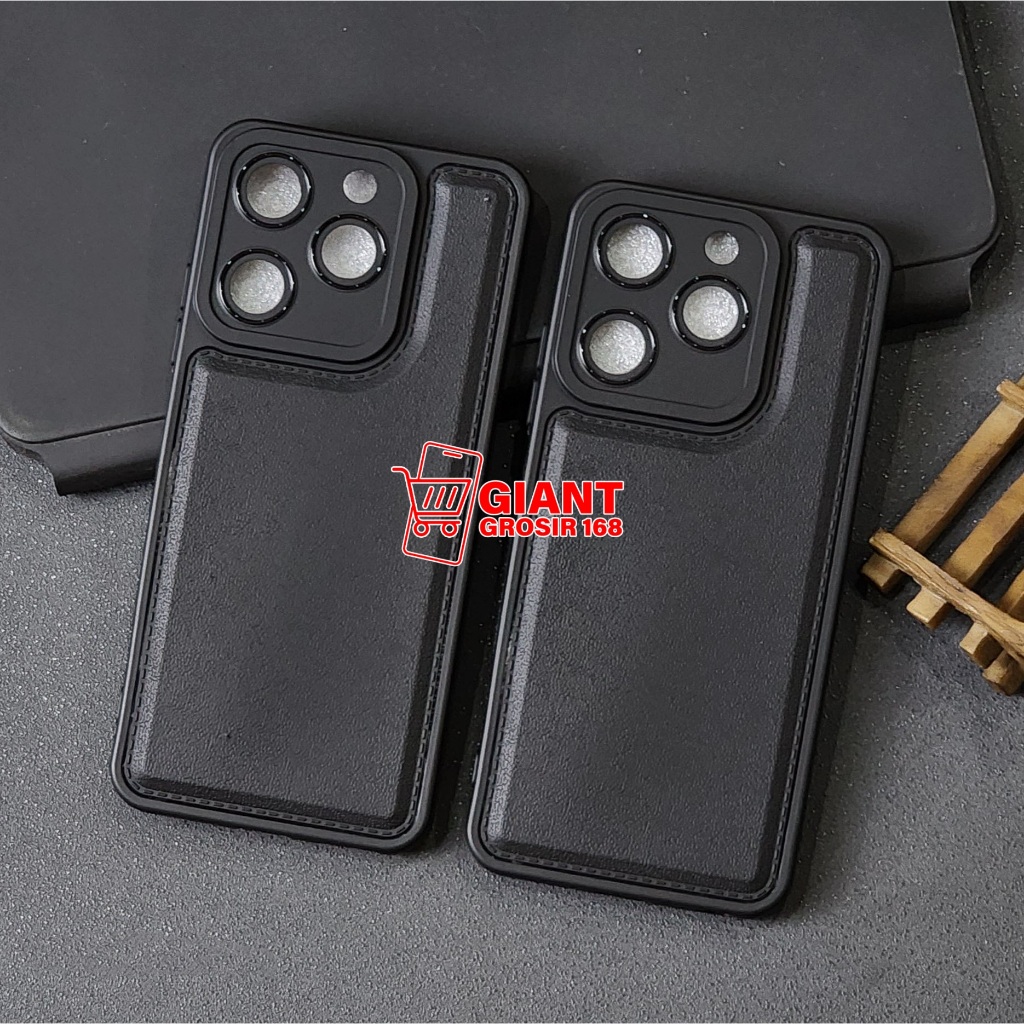 CASE ITEL A50 ITEL A80 ITEL A90 LEATHER PRO CAMERA BLACK SOFTCASE ITEL A50 ITEL A80 ITEL A90