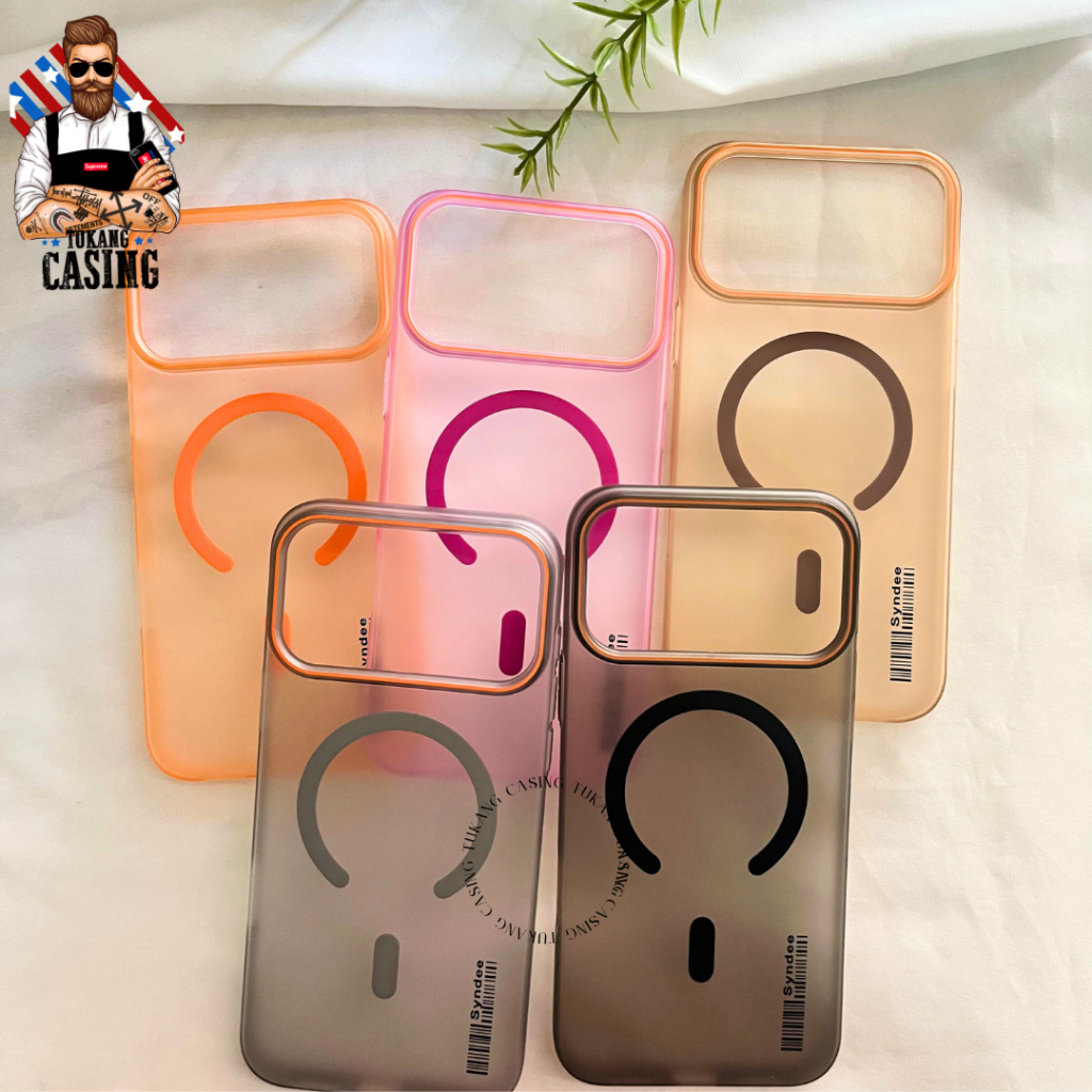SYNDEE FROSTED MAGNETIC PC HARD CASE CASING HP COMPATIBLE สําหรับ IPHONE 17PROMAX 17 PRO 17 AIR 17 11 11PRO 11PROMAX 16PRO 16PROMAX 12 12PRO 12PROMAX 12PROMAX 12 MINI 13 MINI 13 MINI 13 14PRO 15PROMAX 15PRO 14PROMAX 15PROMAX 15PRO 14PROMAX 15PROMAX 15PRO