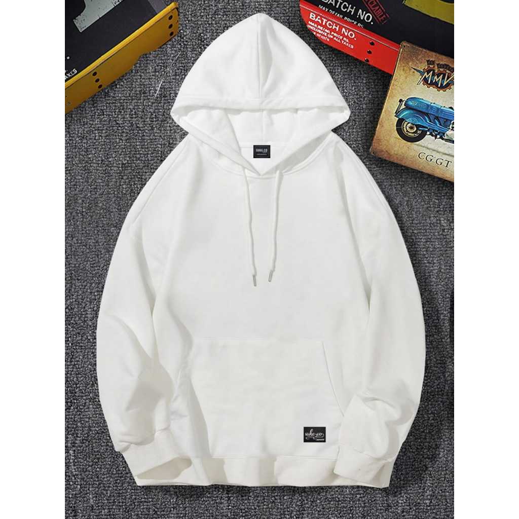 PLAIN HODIES สําหรับผู้ชายและผู้หญิง DISTRO PLEE THICK PREMIUM OVESIZED M-XXL