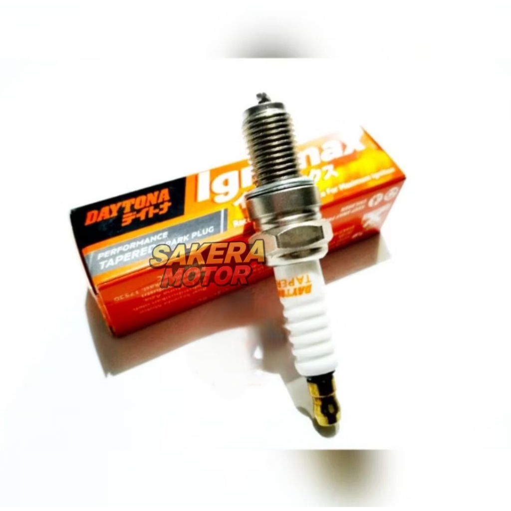 หัวเทียน Daytona ใช้ได้กับรถมอเตอร์ไซค์อัตโนมัติ beat/Vario/Supra x 125/Vixion/Satria Fu/busi dayton